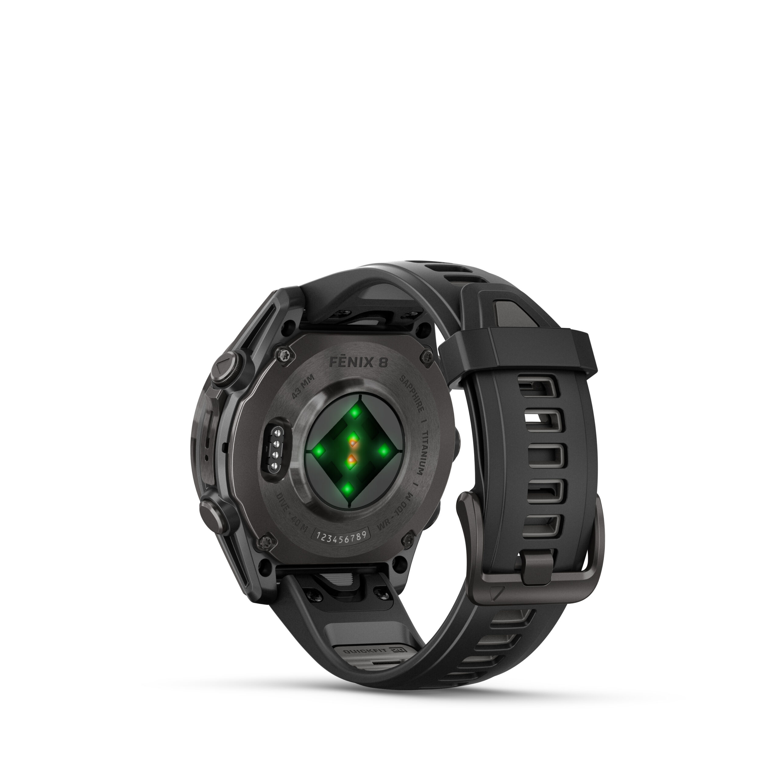 Fenix8_43_Carbon_Black_Rear
