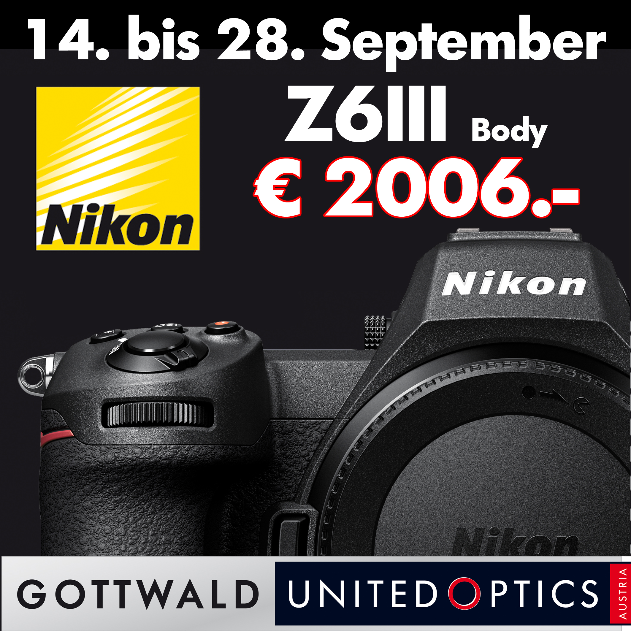 Nikon Z6III Body Sofortrabatt -10%
